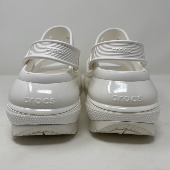 New Crocs Classic Mega Crush Sandal White 207989-100 High Heel Mens 9 Wmns 11 - Picture 5 of 7